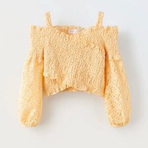 Zara Kids Off the Shoulder Top